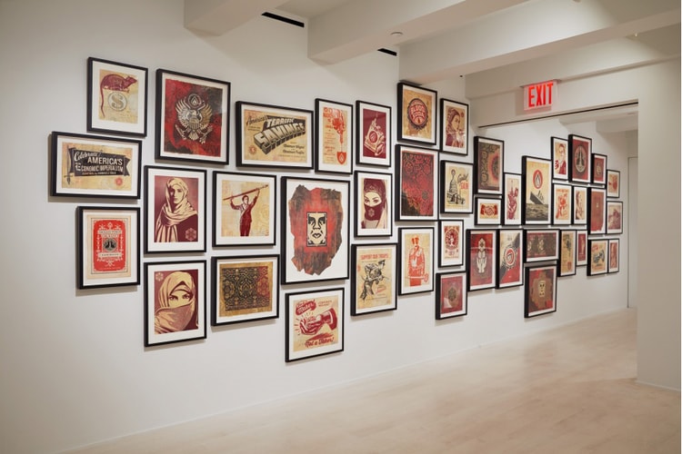 Shepard Fairey 'On Our Hands' Exhibition at Jacob Lewis Gallery