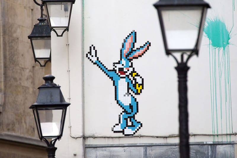 Invader Takes Over Paris
