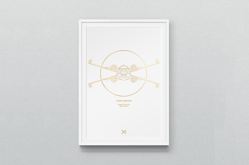 Star Wars Spaceship Posters
