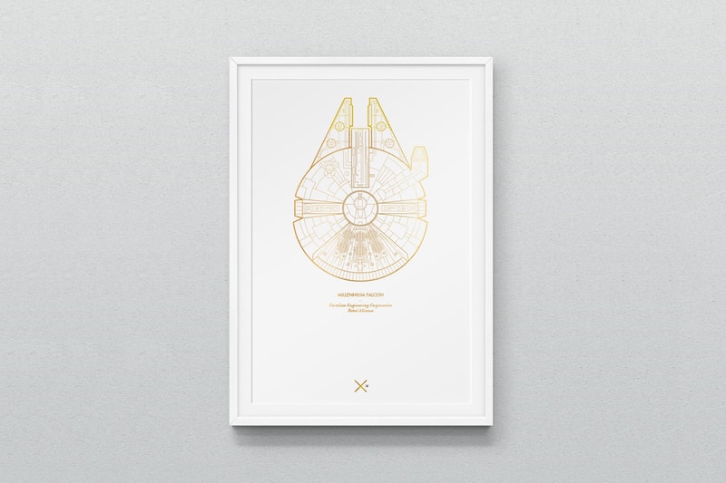 Star Wars Spaceship Posters