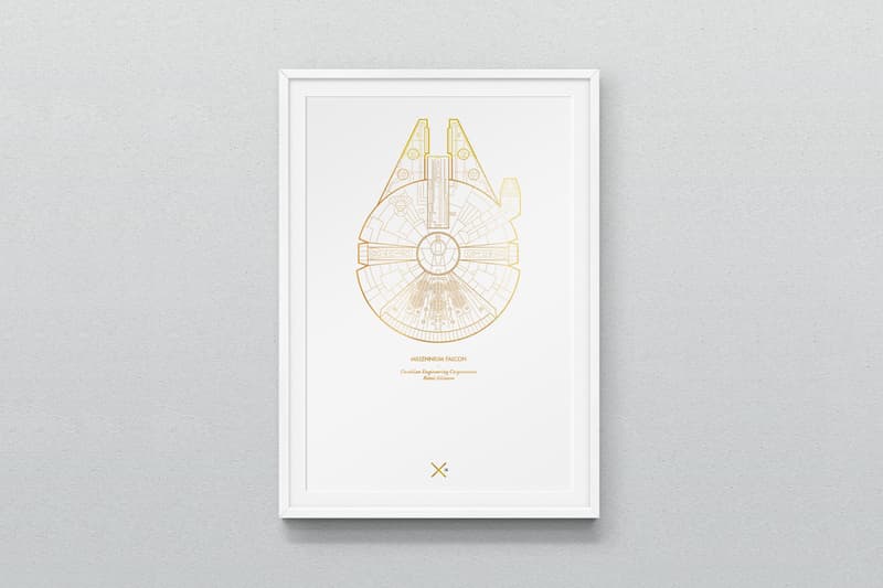 Star Wars Spaceship Posters