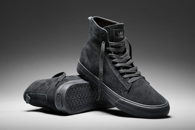supra black high top sneakers