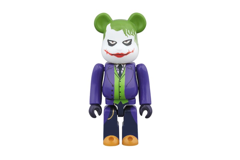 Medicom Toy "The Joker" Bearbrick in 100% and 400%