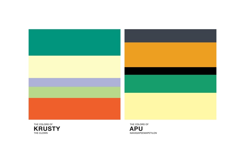 The Simpsons Pantone 