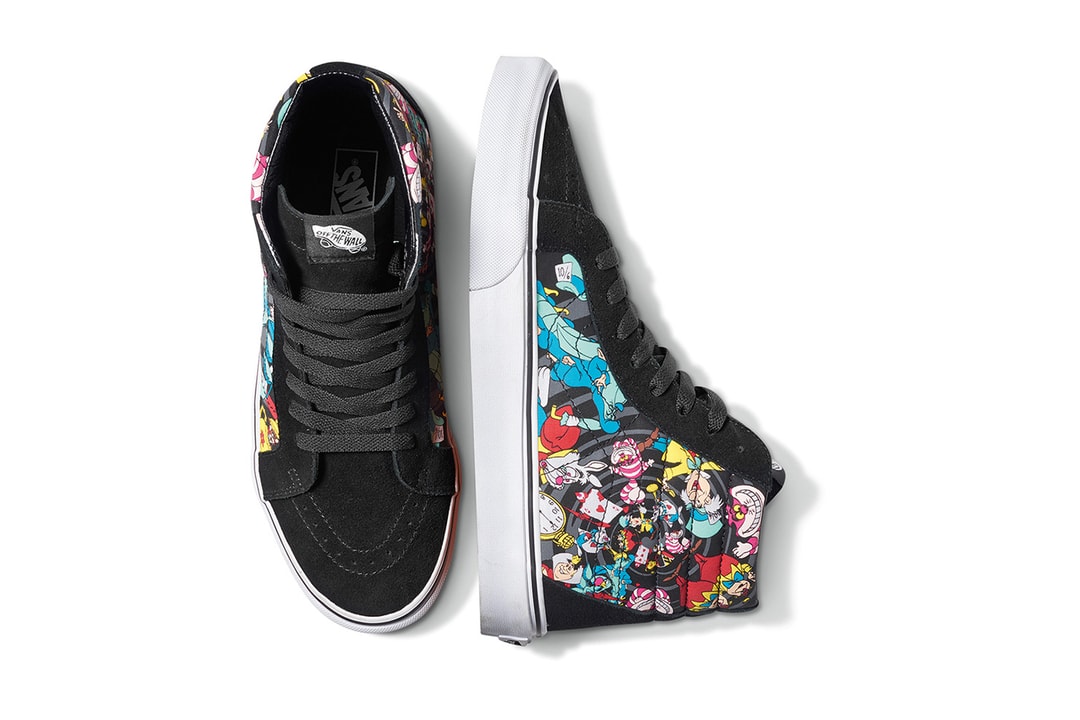 alice in wonderland vans womens