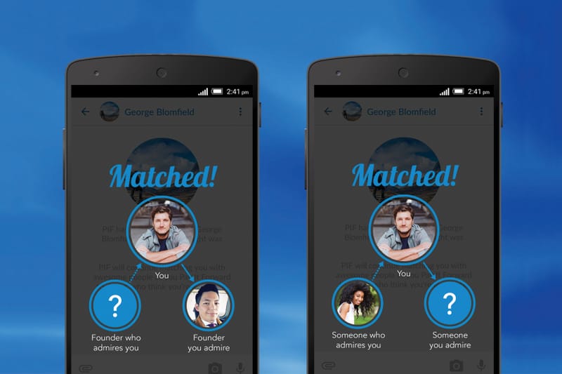 PIF Is the Tinder of Networking