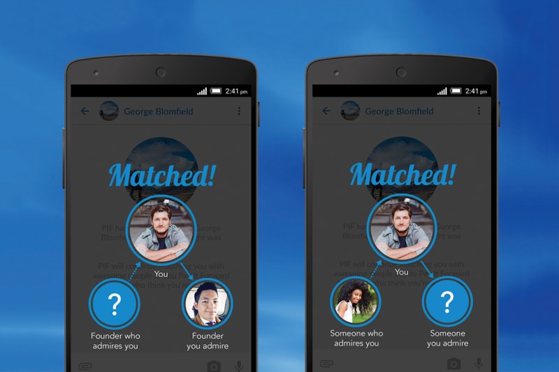 PIF App is Tinder for Networkers