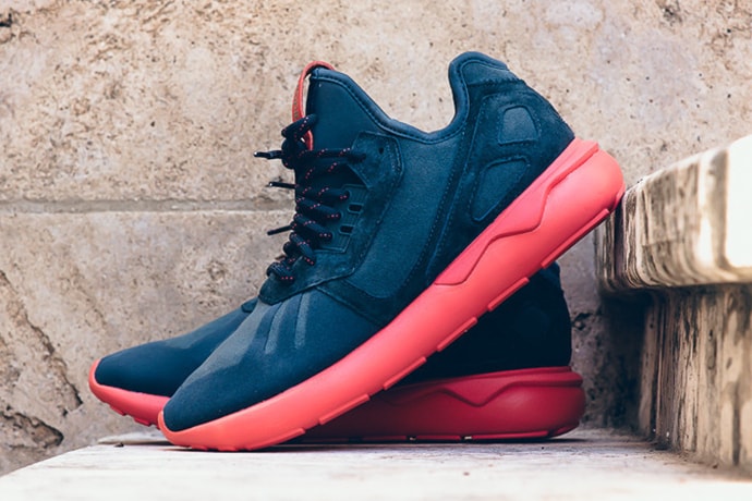 Adidas Tubular Runner men\'s size 10.5 red blue pattern Adidas Tubular Shadow Primeknit Trace Scarlet Men main image 4