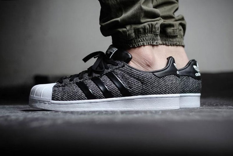 adidas Superstar Winterized Black N White
