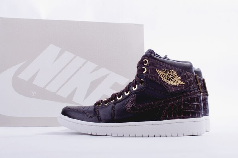 Air Jordan 1 Pinnacle "Brown Croc" 
