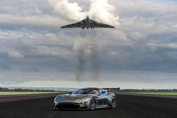 Aston Martin Vulcan Meets Its Namesake Jet Fighter