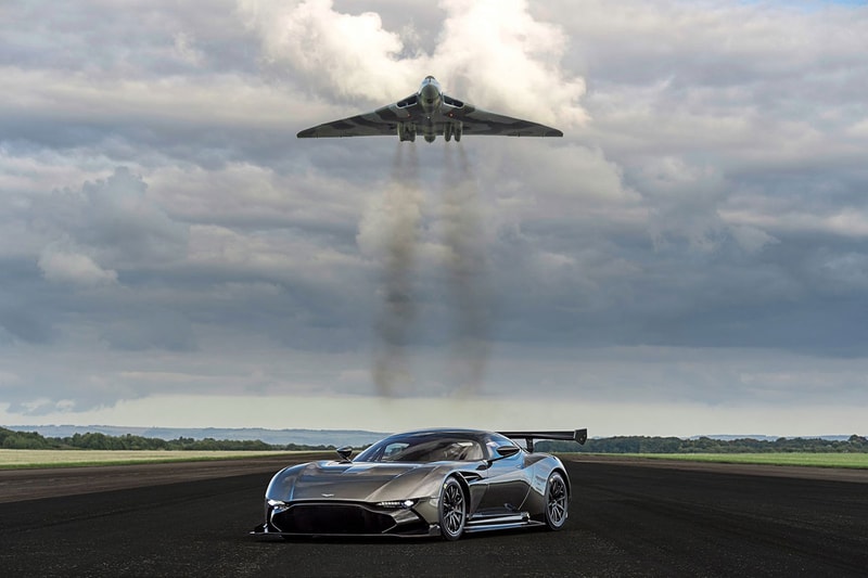 Aston Martin Vulcan Meets Vulcan XH558 Bomber