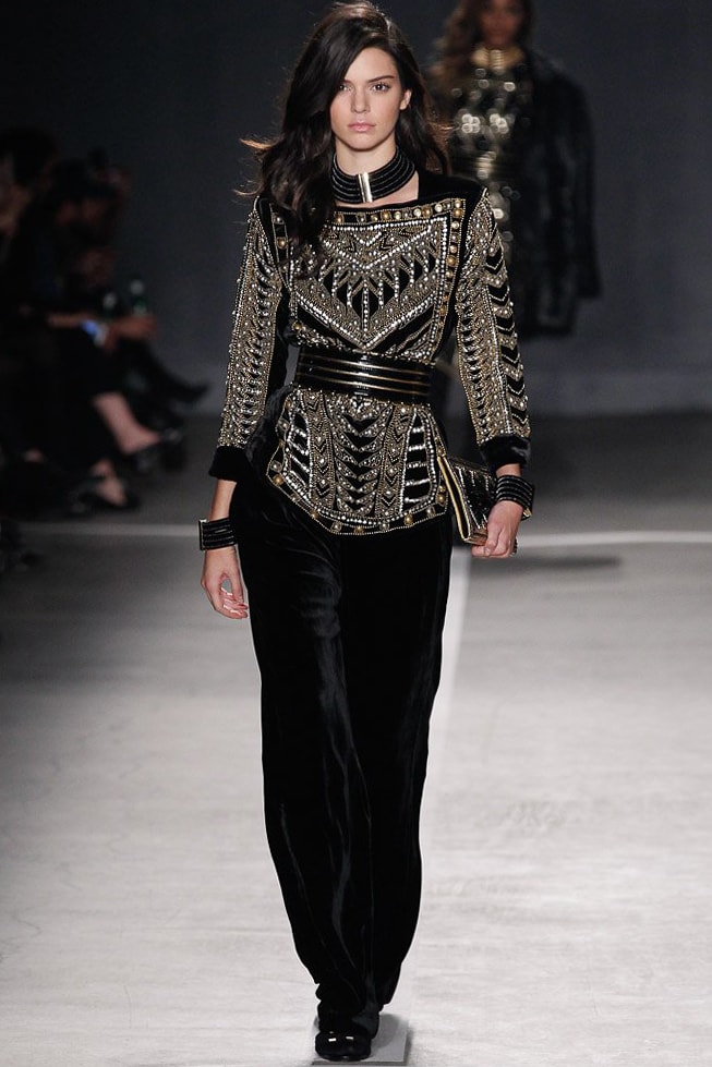 Balmain H&M 2015 Fall/Winter Runway Show