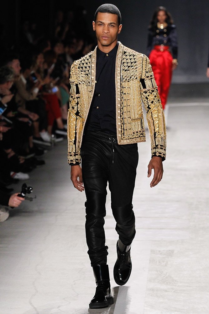 Balmain H&M 2015 Fall/Winter Runway Show