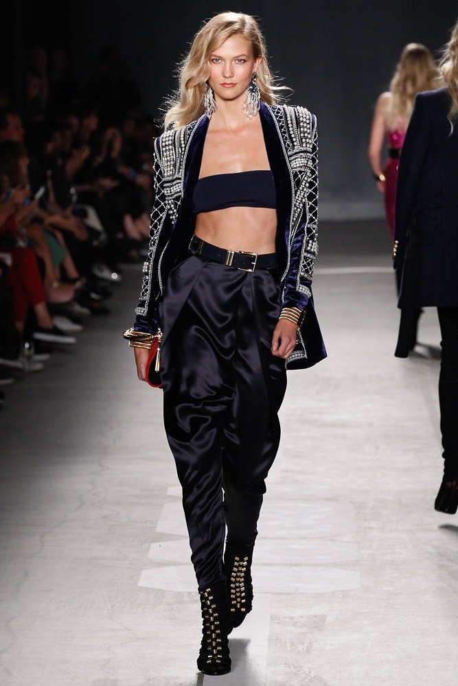 Balmain H&M 2015 Fall/Winter Runway Show