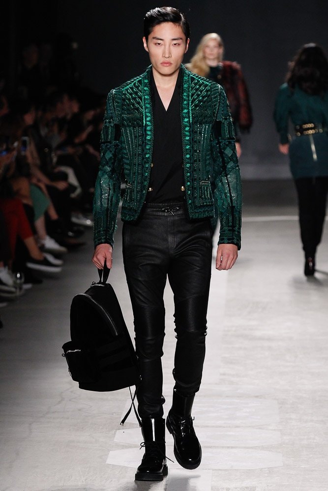 Balmain H&M 2015 Fall/Winter Runway Show