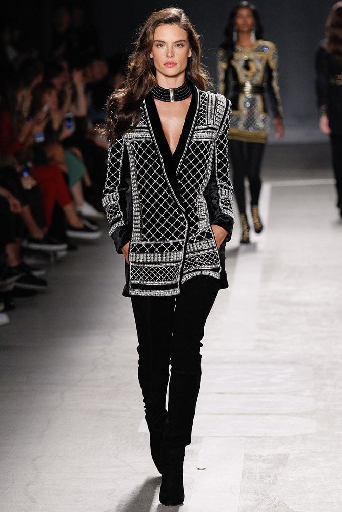 Balmain H&M 2015 Fall/Winter Runway Show