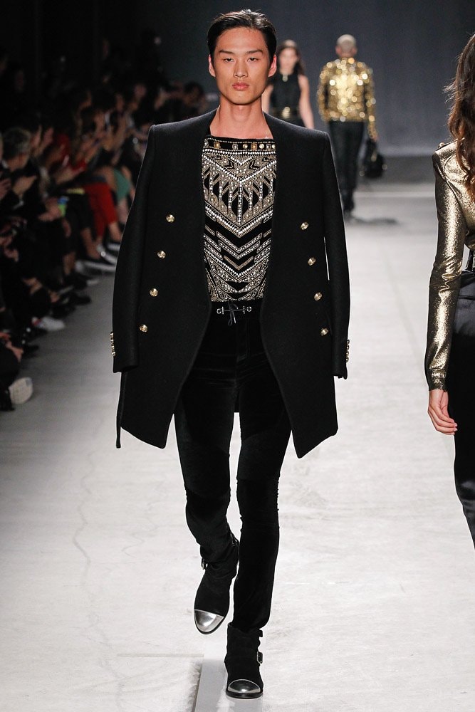 Balmain H&M 2015 Fall/Winter Runway Show