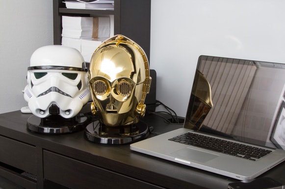 C-3PO Stormtrooper Bluetooth Speakers x official Star Wars merchandise