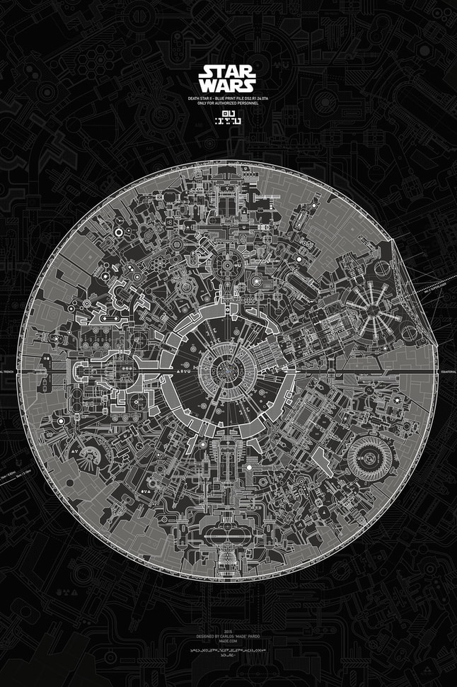 'Star Wars' The Death Star II Poster