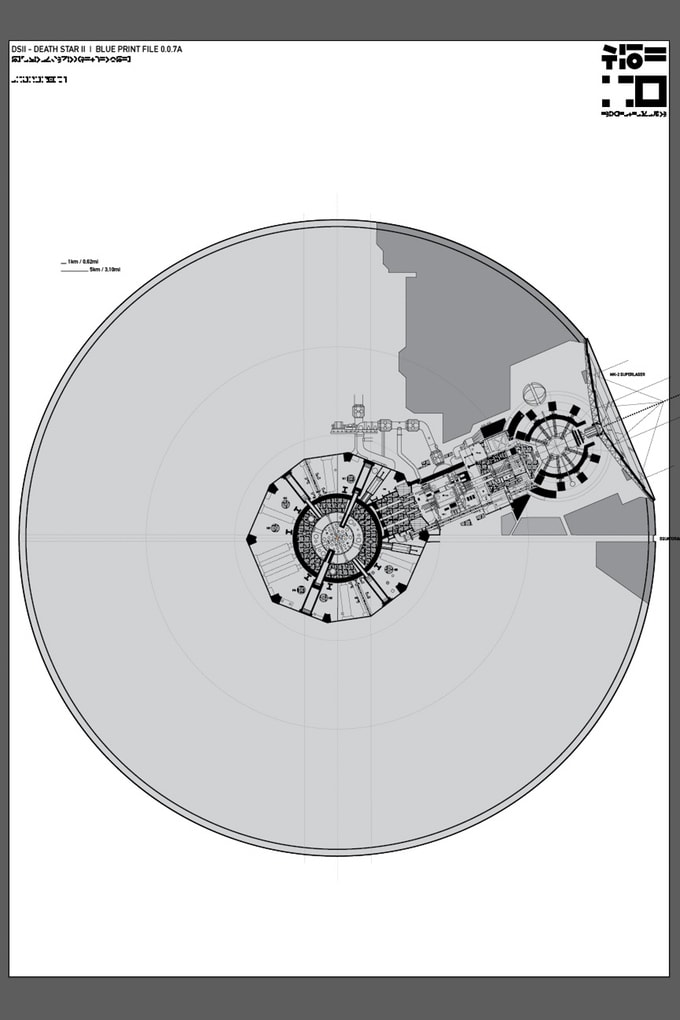 'Star Wars' The Death Star II Poster