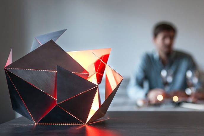 Folding Lamp by Thomas Hick