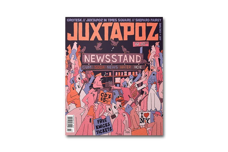 Grotesk Covers the 2015 November Issue of 'Juxtapoz'