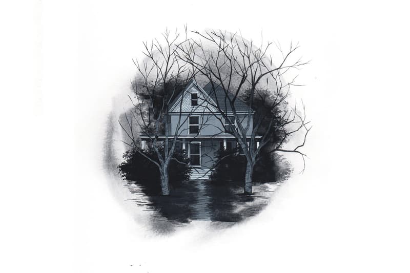 Horror Halloween Houses Illustrations