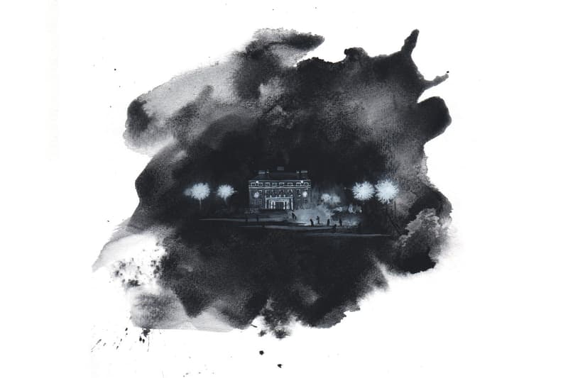 Horror Halloween Houses Illustrations
