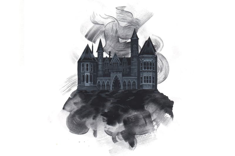 Horror Halloween Houses Illustrations