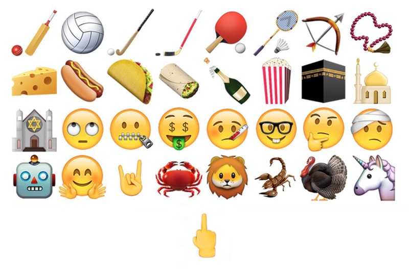 Taco and Middle Finger Emoji Update