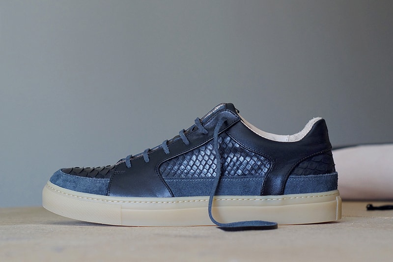 JBF Customs Terrazzo Low Black Python