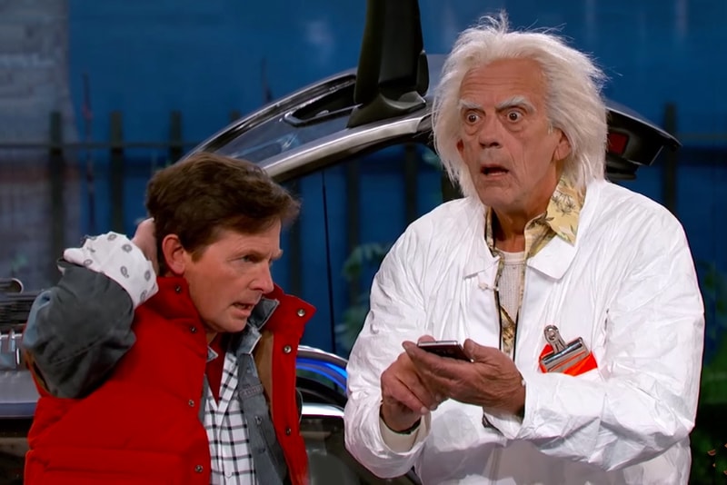 Jimmy Kimmel Nike MAG Michael J. Fox