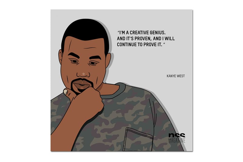 The Best Kanye West Quotes From His SHOWstudio Interview Turned Graphic Art