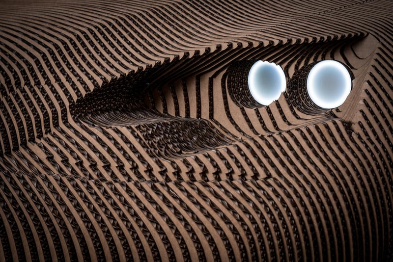 Lexus Origami Cardboard Car