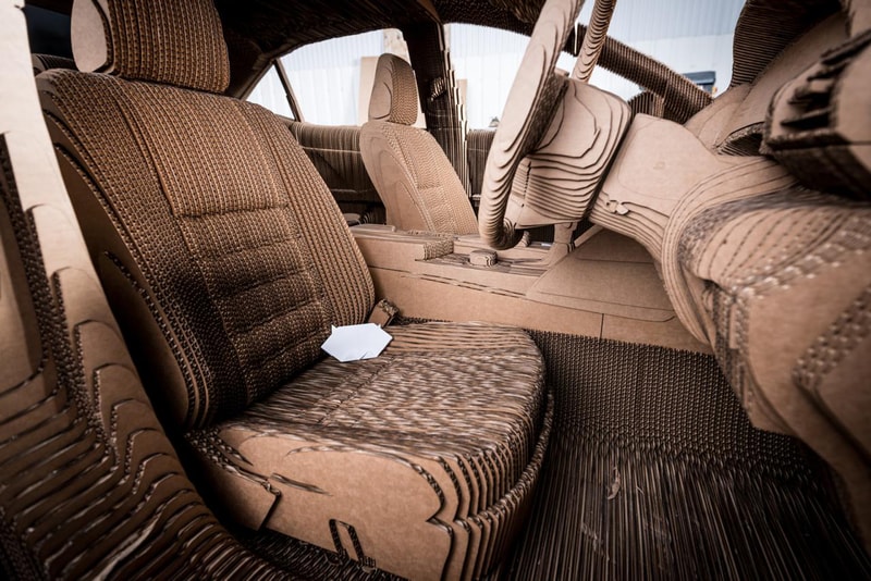 Lexus Origami Cardboard Car