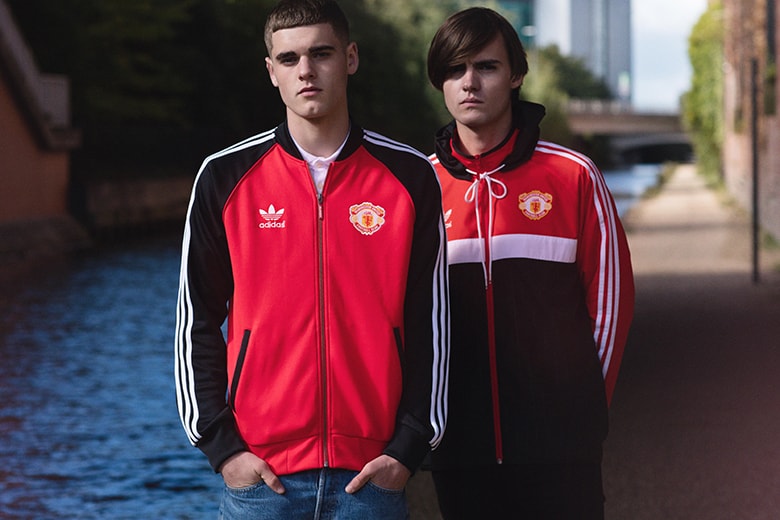 Manchester United adidas Originals Stone Roses Track Top - Black