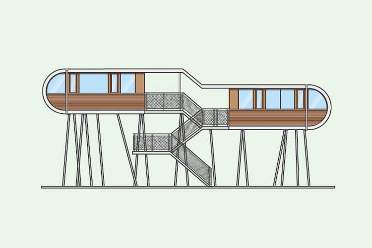 Minimalist Designer Grégory Buron Illustrates One Iconic Building Every Week