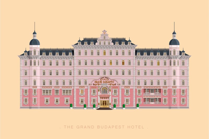 Minimalist Illustrations of Famous Movie and TV Sets