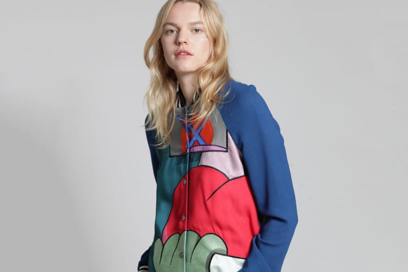 KAWS x Mira Mikati Collaboration Varsity Jacket