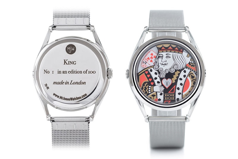 Mr Jones Watches Playing Card Timepieces