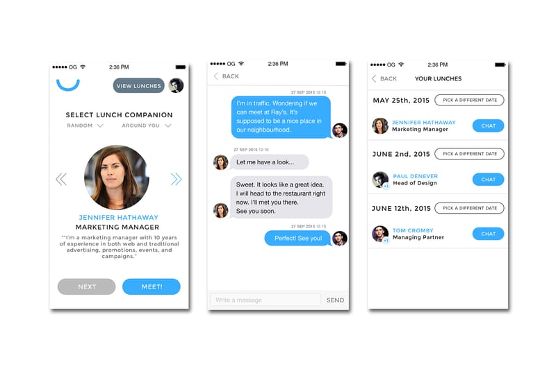 Never Eat Alone Again, New App Helps People Find Colleagues for Lunch