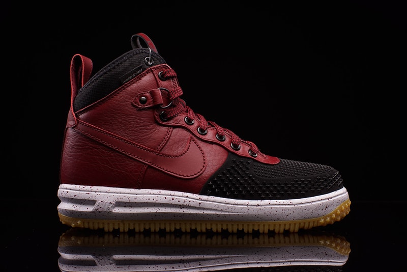 Nike Lunar Force 1 Duckboot Black Team Red