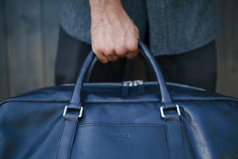 shinola leather bag