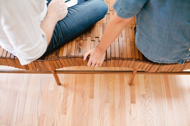 Sitskie Furniture Bending Wooden Bench