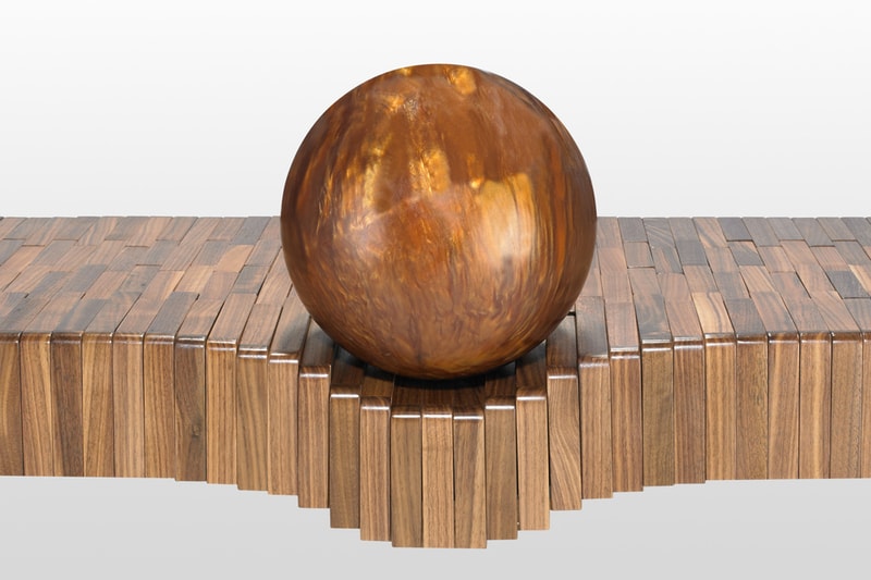 Sitskie Furniture Bending Wooden Bench