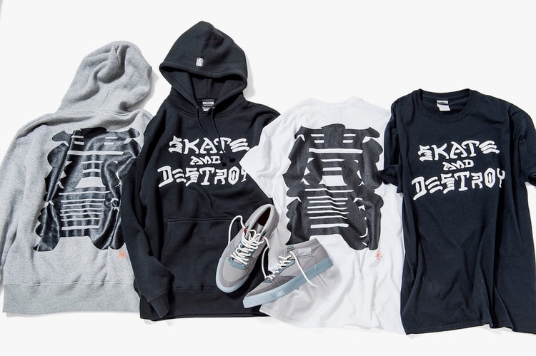 Sneakerwolf x Thrasher 2015 Winter "Kanjigraphy" Capsule Collection