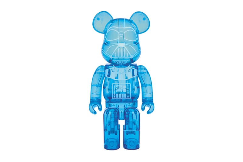 Star Wars x Medicom Toy BEARBRICK Darth Vader Holographic Toy