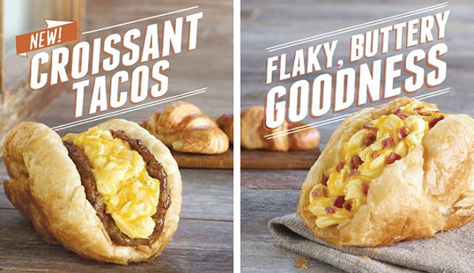 Taco Bell Introduces the Croissant Taco
