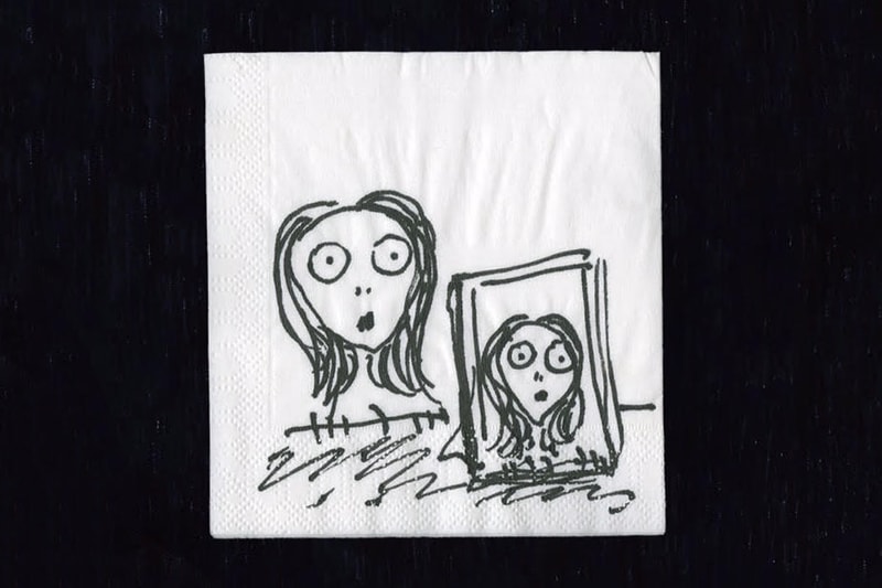 The Napkin Art of Tim Burton Book
